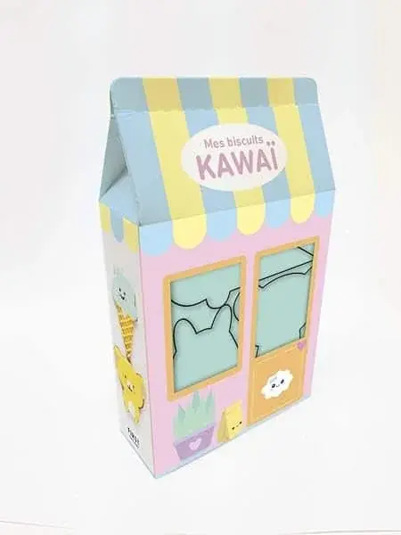 Mes biscuits kawaï - 4 emporte-pièces + 1 livre de recettes