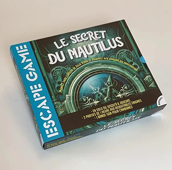 Boîte Escape game - Le secret du Nautilus