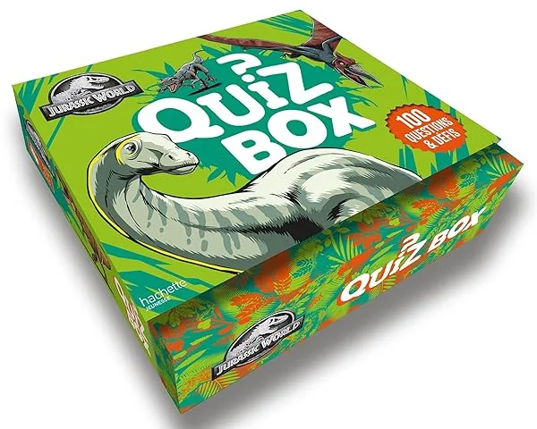 Coffret Jurassic World - Quiz box: 100 questions et défis sur les dinosaures