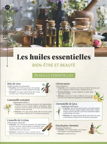 Les huiles essentielles: Bien-être et beauté
