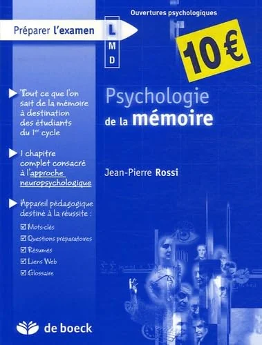 PSYCHOLOGIE DE LA M MOIRE (PE)