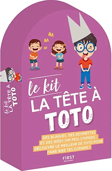 Le kit La Tête à Toto des petits livres pleins de blagues pour devenir le roi de la récré !