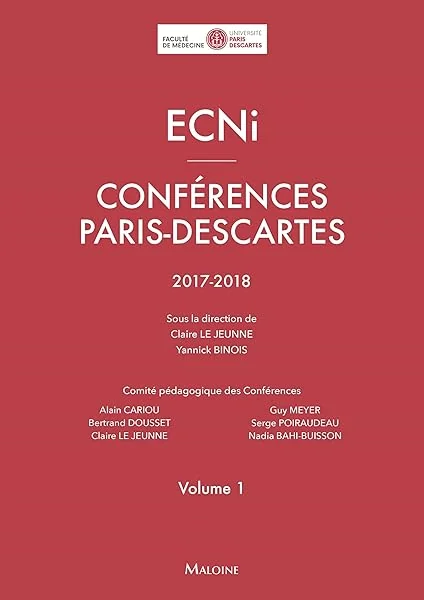 ECNI ? conférences paris-Descartes ? volume 1 ? 2017-2018