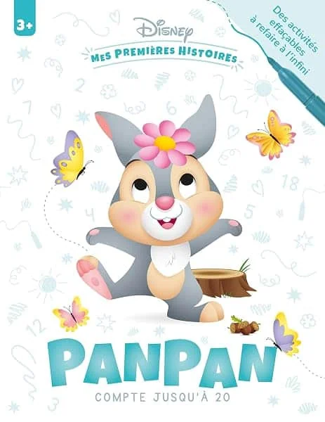 DISNEY - Mes Premières Histoires - Cahier d'activités - Panpan compte jusqu'à 20