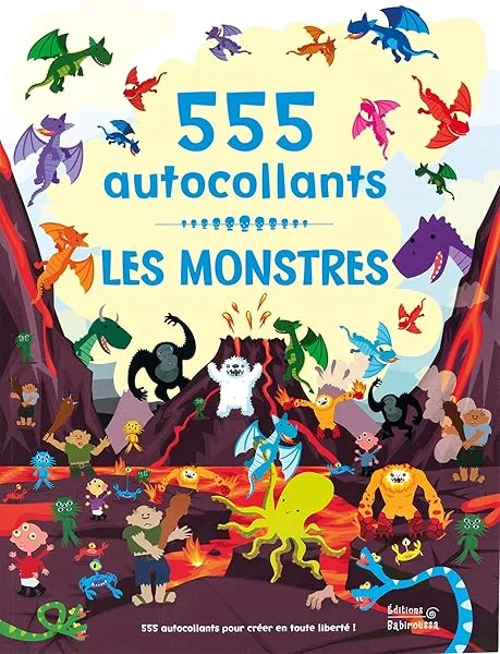 Les Monstres - 555 autocollants