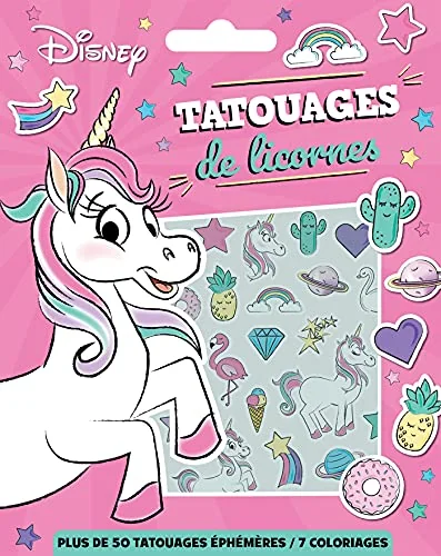 STANDARD CHARACTERS - Les Ateliers Disney - Tatoos - Kawaï Licornes - Disney