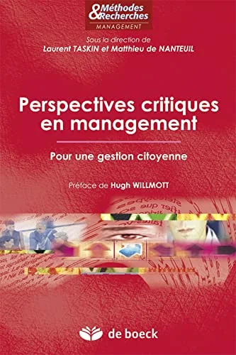 Perspectives Critiques en Management pour une Gestion Citoyenne