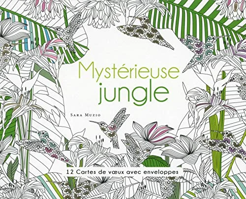 Mystérieuse Jungle - 12 Cartes de voeux avec enveloppes