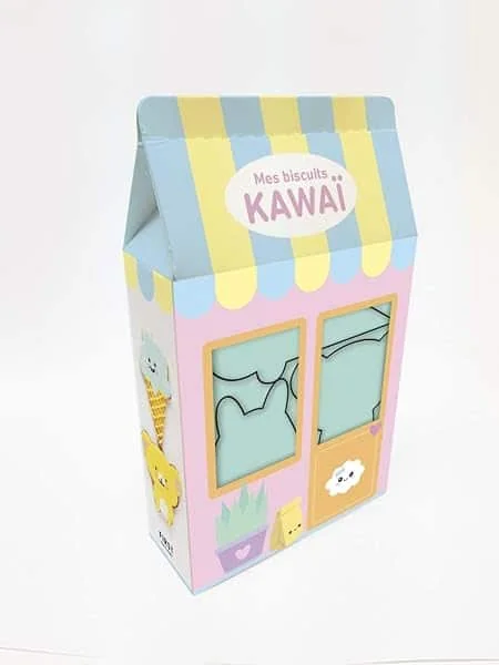 Mes biscuits kawaï - 4 emporte-pièces + 1 livre de recettes