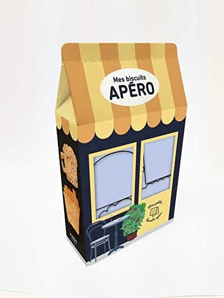 Mes biscuits apéro - 1 livre de recettes + 4 emporte-pièces