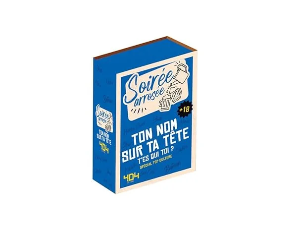 Soirée arrosée - Ton nom sur ta tête : t'es qui toi ? - Spécial pop culture