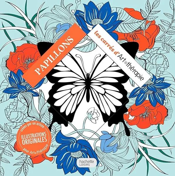 Papillons: Les carrés d'Art Thérapie