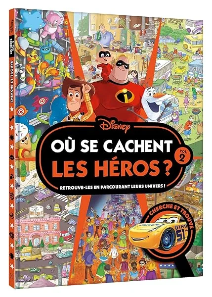 DISNEY - Où se cachent les héros ? Vol. 2 - Cherche et Trouve