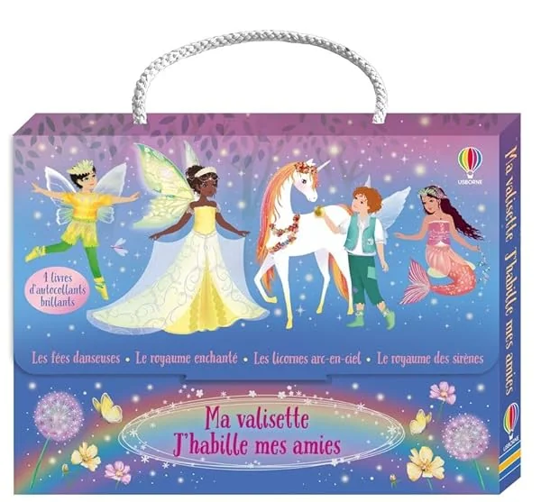 Ma valisette J'habille mes amies Les fées danseuses, Le royaume enchanté, Les licornes arc-en-ciel e