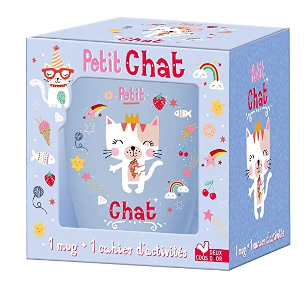 Petit chat - coffret avec mug