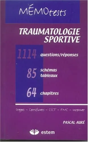 Couverture de Traumatologie sportive