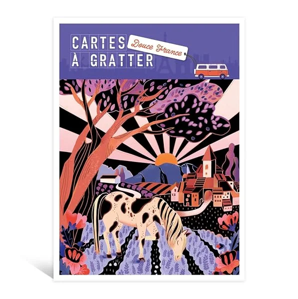 Cartes à gratter - Douce France