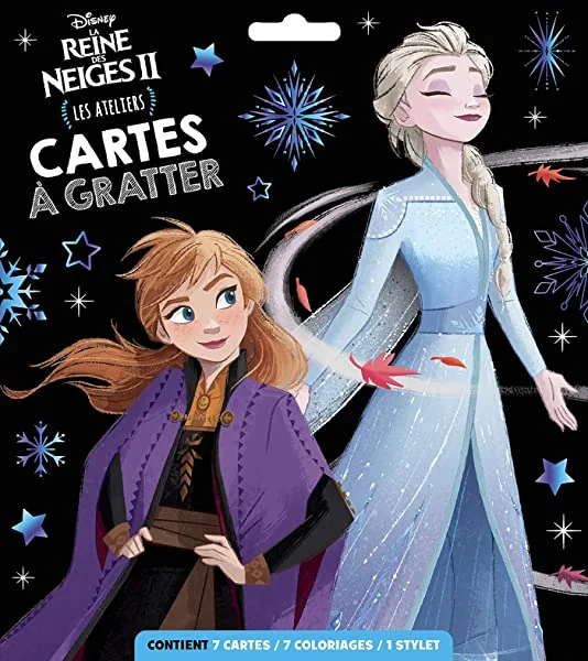 LA REINE DES NEIGES 2 - Les Ateliers Disney - Cartes à gratter
