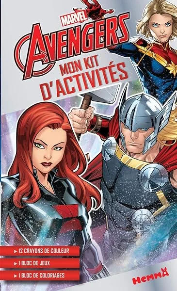 Marvel Avengers Mon kit d'activités Kit d'activités et de coloriage Dès 5 ans
