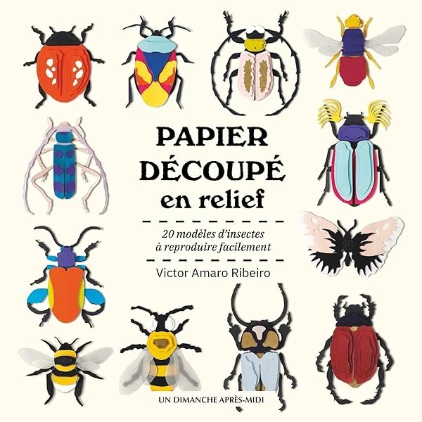 Papier découpé en relief: 20 modèles d'instectes à reproduire facilement