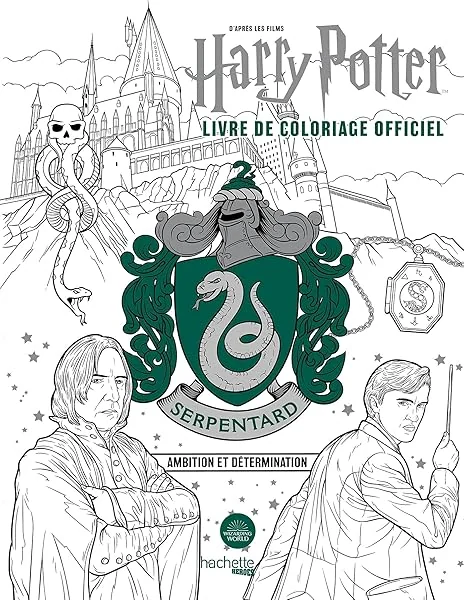 Harry Potter - Serpentard - le livre de coloriage officiel: Ambition et détermination