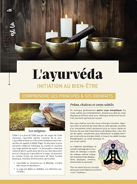 L'ayurvéda: Initiation au bien-être comprendre ses principes & ses bienfaits