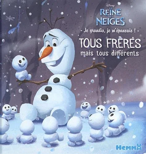 Disney La Reine des Neiges - Je grandis, je m'épanouis ! - Tous frères mais tous différents Lecture album enfant Dès 4 ans