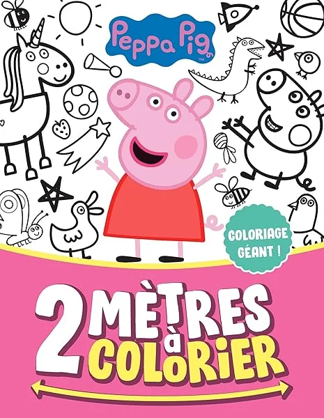 Peppa Pig - 2 mètres à colorier