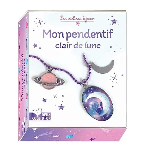 Mon pendentif clair de lune - mini coffret avec accessoires
