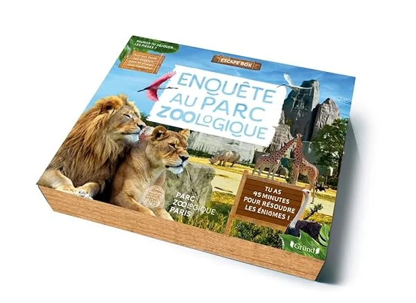 Enquête au parc zoologique Jeu de société jeunesse À partir de 6 ans