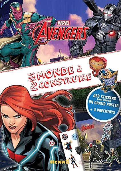 Marvel Avengers - Petit monde à construire - Loisirs créatifs - Dès 4 ans