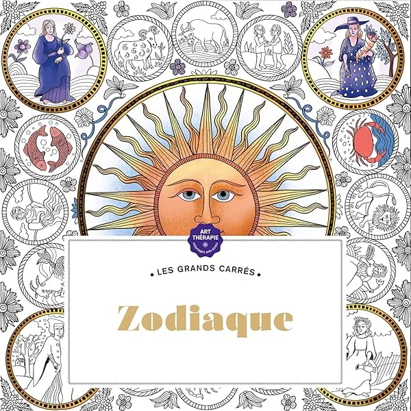 Les grands carrés d'Art-thérapie Zodiaque