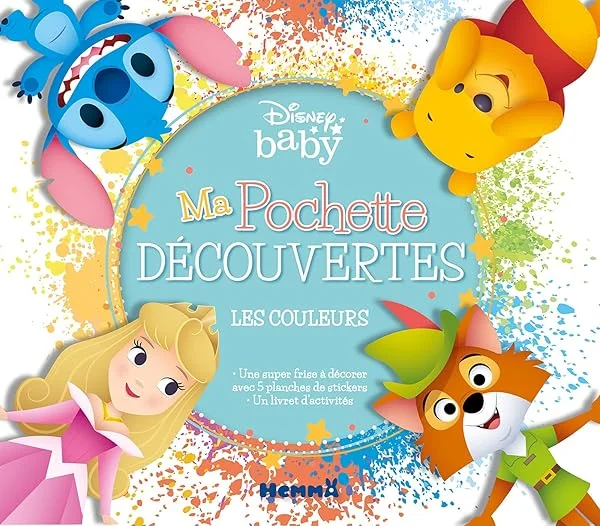 Disney Baby Ma pochette découvertes Les couleurs Pochette d'activités avec des stickers Dès 4 ans