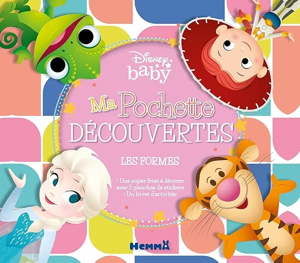 Disney Baby Ma pochette découvertes Les formes Pochette d'activités avec des stickers Dès 4 ans