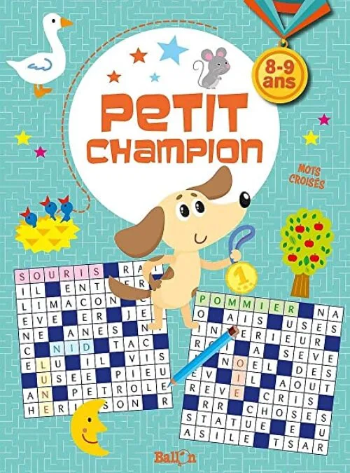 8 – 9 ans (mots croisés et mots cachés)
