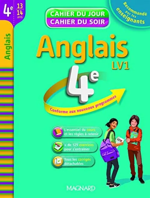 Anglais 4e LV1 : cahier de révision et d'entraînement