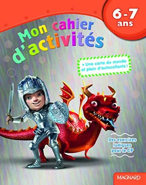 Mon cahier d'activités dragon : 6-7 ans