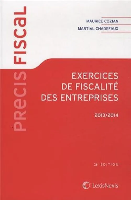 Exercices de fiscalité des entreprises 2013-2014