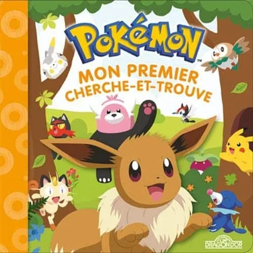 Pokémon - Mon premier cherche-et-trouve - Évoli - Tout-carton - Dès 3 ans