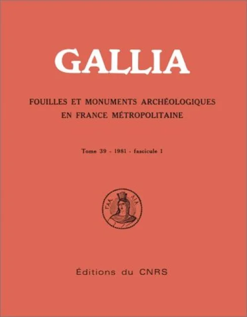 Gallia, numéro 39 - 1 - 1981
