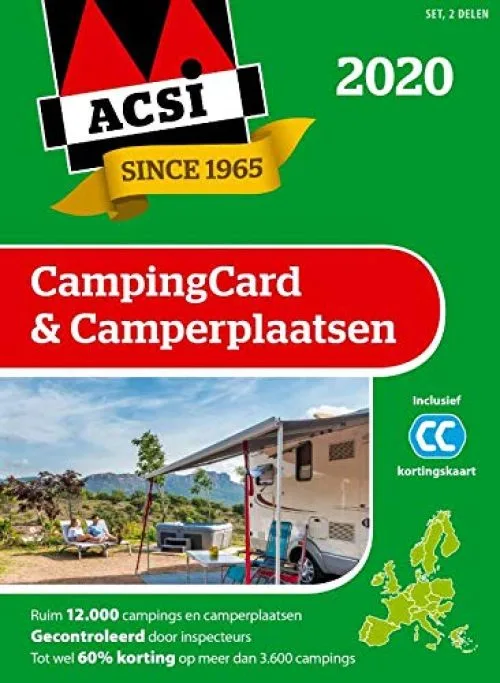 ACSI campingcard & camperplaatsen 2020: set 2 delen