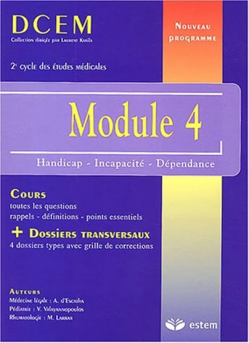 Module 4 : Handicap, incapacité, dépendance