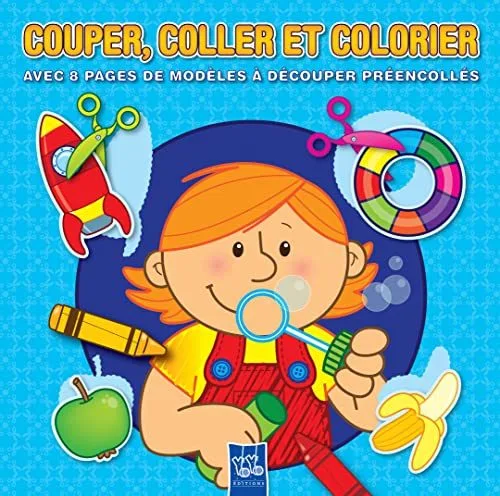 Couper, Coller et colorier : Avec 8 pages demodèles à découper préencollés