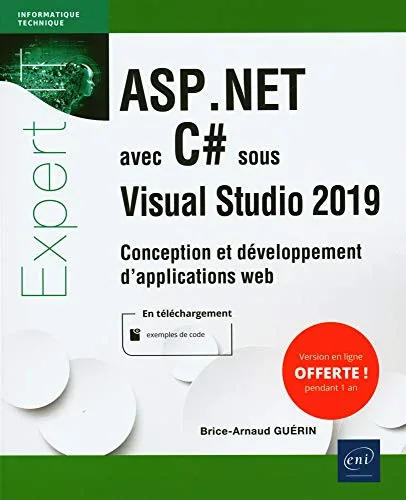 ASP.NET avec C# sous Visual Studio 2019 - Conception et développement d'applications web