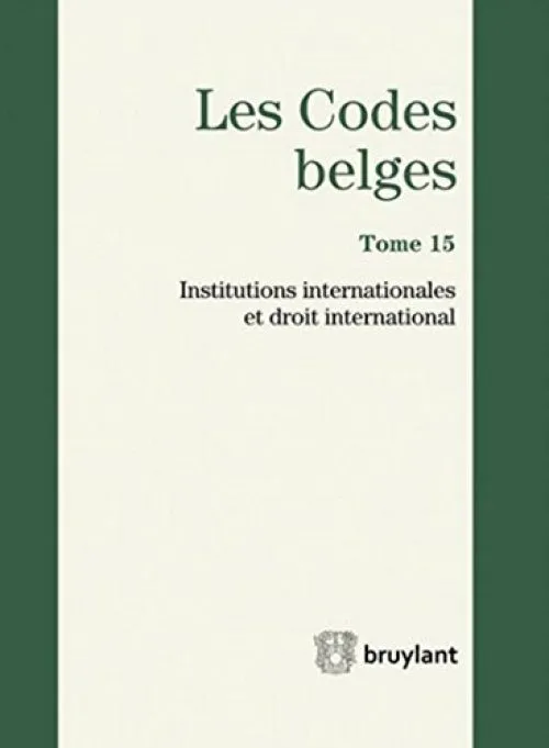 Institutions internationales et droit international