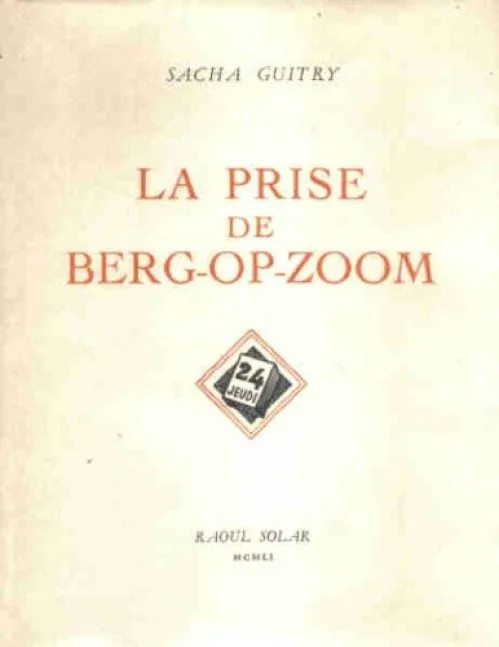 La prise de Berg-op-Zoom. N 5, série l'Amour, étui vert. illustrations de Touchagues, bois gravés p