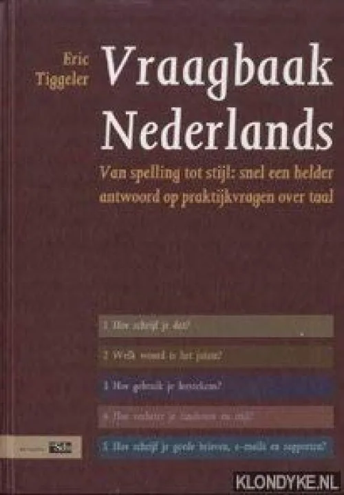 VRAAGBAAK NEDERLANDS