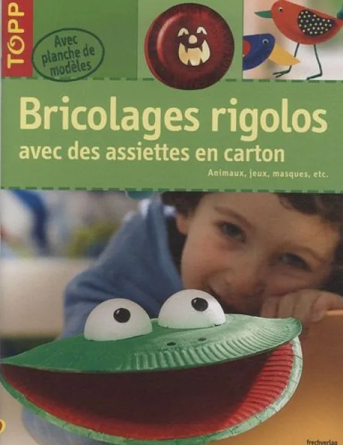 Animaux rigolos : Avec des assiettes en carton