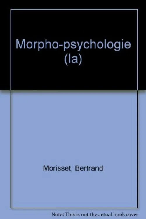 La morpho-psychologie