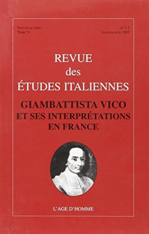 Revue des Etudes Italiennes T51/1-2-